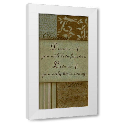 . White Modern Wood Framed Art Print by Haynes, Smith