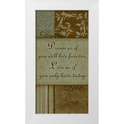. White Modern Wood Framed Art Print by Haynes, Smith
