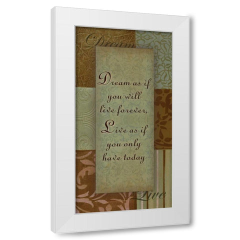 . White Modern Wood Framed Art Print by Haynes, Smith