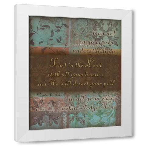 . White Modern Wood Framed Art Print by Haynes, Smith