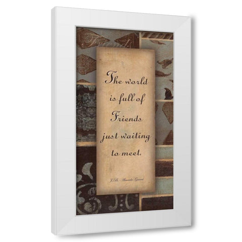 . White Modern Wood Framed Art Print by Haynes, Smith