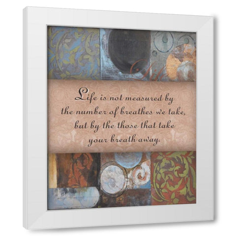 . White Modern Wood Framed Art Print by Haynes, Smith