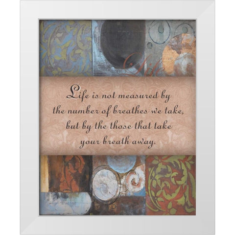 . White Modern Wood Framed Art Print by Haynes, Smith