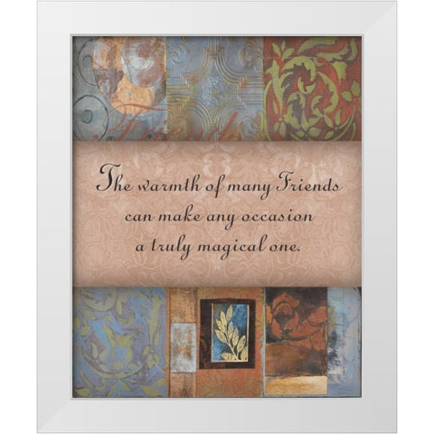 . White Modern Wood Framed Art Print by Haynes, Smith