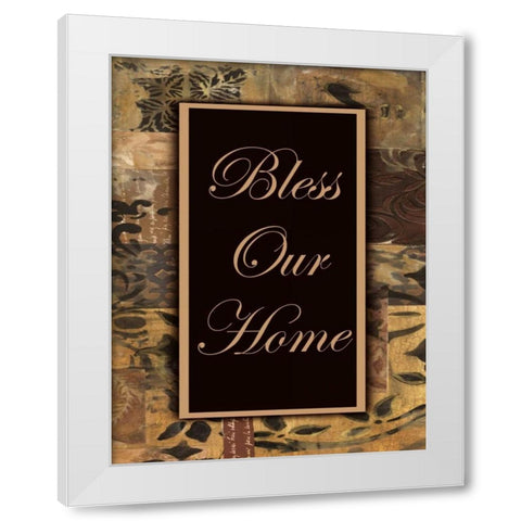 . White Modern Wood Framed Art Print by Haynes, Smith