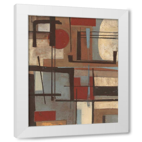 . White Modern Wood Framed Art Print by Haynes, Smith