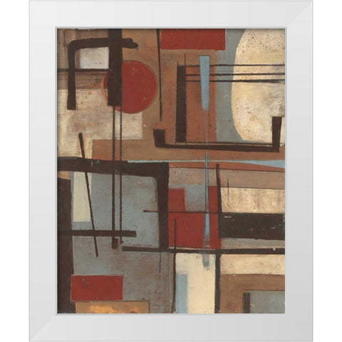 . White Modern Wood Framed Art Print by Haynes, Smith
