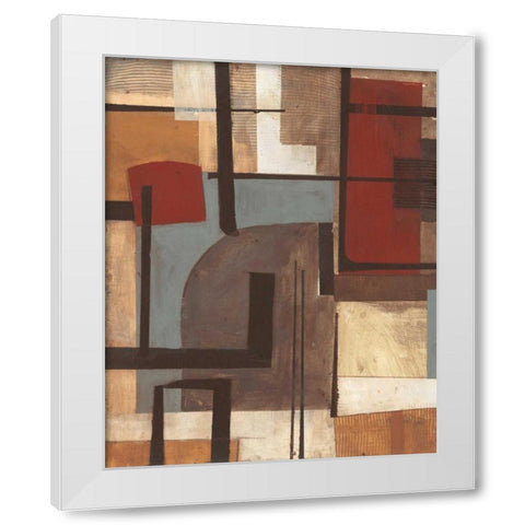 . White Modern Wood Framed Art Print by Haynes, Smith