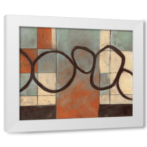 . White Modern Wood Framed Art Print by Haynes, Smith