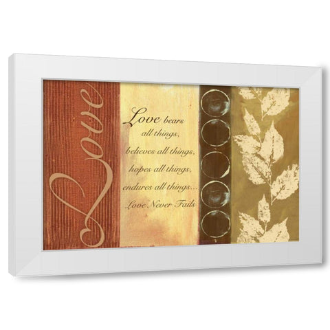 . White Modern Wood Framed Art Print by Haynes, Smith