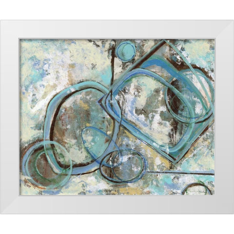 . White Modern Wood Framed Art Print by Haynes, Smith