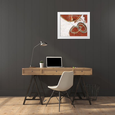 . White Modern Wood Framed Art Print by Haynes, Smith