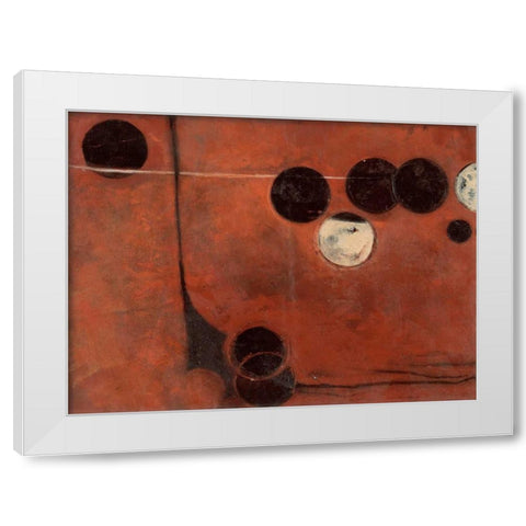 . White Modern Wood Framed Art Print by Haynes, Smith