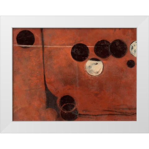 . White Modern Wood Framed Art Print by Haynes, Smith