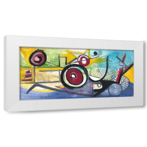 . White Modern Wood Framed Art Print by Haynes, Smith