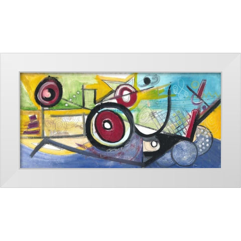. White Modern Wood Framed Art Print by Haynes, Smith