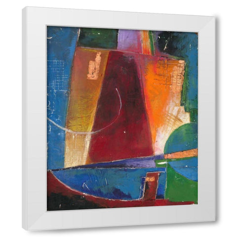 . White Modern Wood Framed Art Print by Haynes, Smith