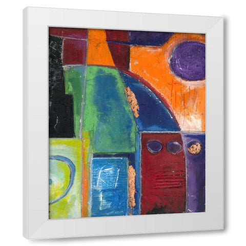 . White Modern Wood Framed Art Print by Haynes, Smith