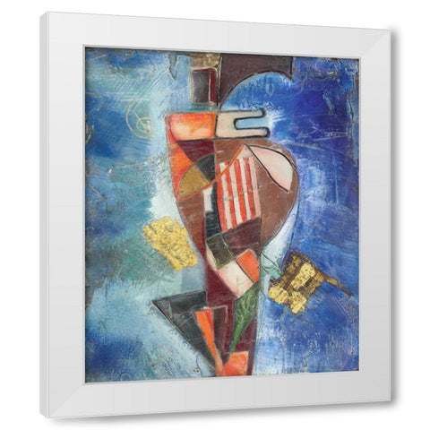 . White Modern Wood Framed Art Print by Haynes, Smith
