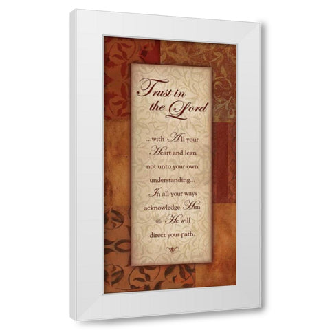 . White Modern Wood Framed Art Print by Haynes, Smith