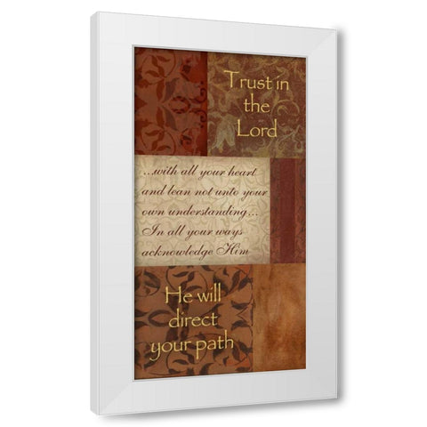 . White Modern Wood Framed Art Print by Haynes, Smith