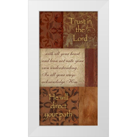 . White Modern Wood Framed Art Print by Haynes, Smith