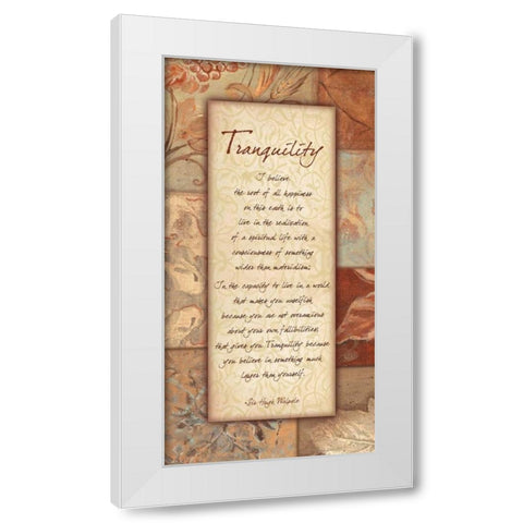 . White Modern Wood Framed Art Print by Haynes, Smith