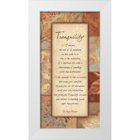 . White Modern Wood Framed Art Print by Haynes, Smith