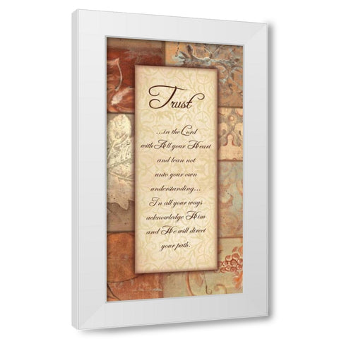 . White Modern Wood Framed Art Print by Haynes, Smith