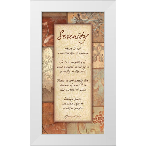 . White Modern Wood Framed Art Print by Haynes, Smith