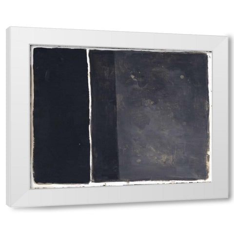 Shared Corners White Modern Wood Framed Art Print by Haynes, Smith