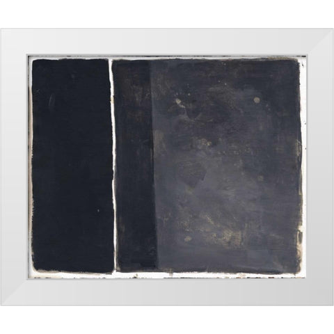 Shared Corners White Modern Wood Framed Art Print by Haynes, Smith