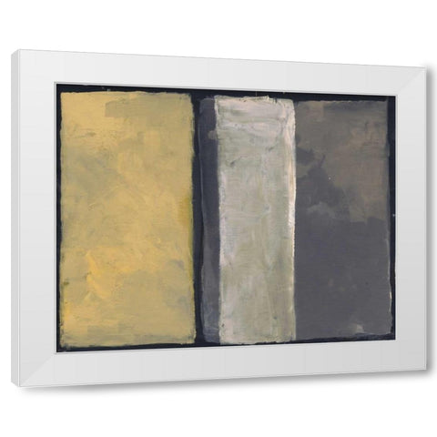 Shared Spaces White Modern Wood Framed Art Print by Haynes, Smith