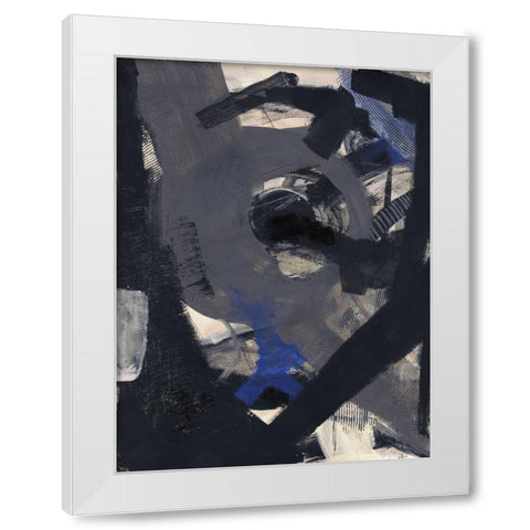 Left of Carmen White Modern Wood Framed Art Print by Haynes, Smith