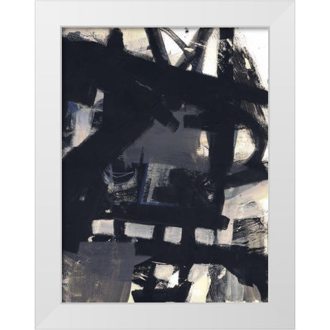 Right of Carmen White Modern Wood Framed Art Print by Haynes, Smith