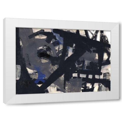 Carmen White Modern Wood Framed Art Print by Haynes, Smith