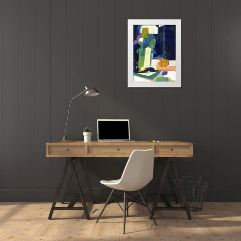 Franklyn White Modern Wood Framed Art Print by Haynes, Smith