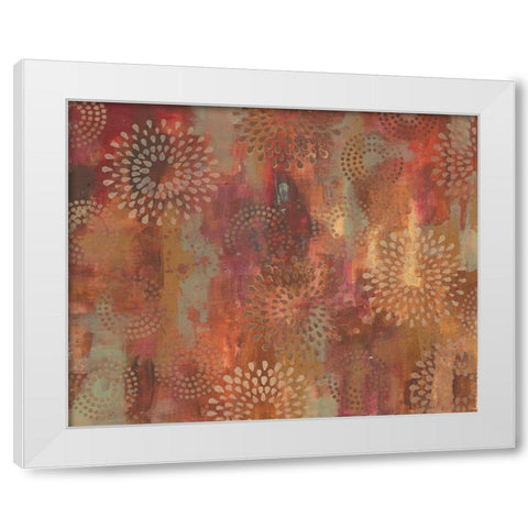 Spice Burst Kudos White Modern Wood Framed Art Print by Haynes, Smith
