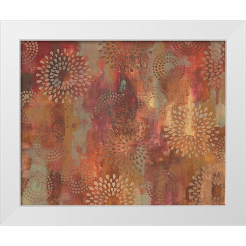 Spice Burst Kudos White Modern Wood Framed Art Print by Haynes, Smith