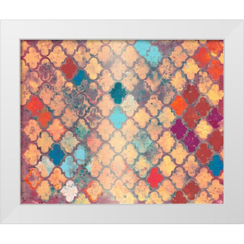 Turning Warm White Modern Wood Framed Art Print by Haynes, Smith