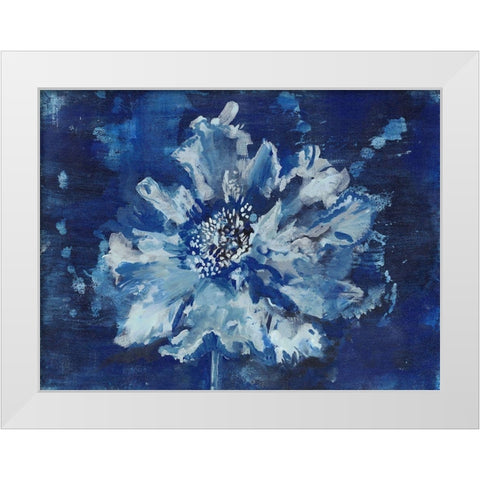 Ocean Blast 1 White Modern Wood Framed Art Print by Haynes, Smith