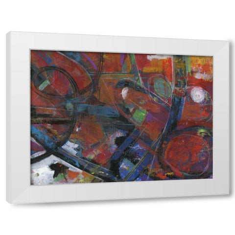 Musical Integrity White Modern Wood Framed Art Print by Haynes, Smith