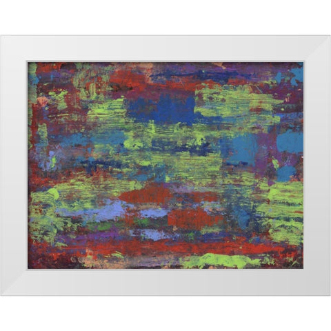 Chalky Scene White Modern Wood Framed Art Print by Haynes, Smith