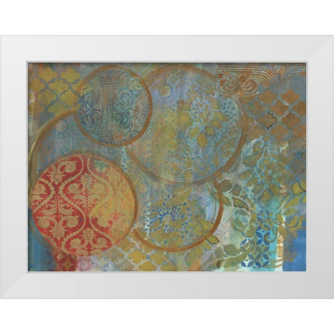 Royal Weather White Modern Wood Framed Art Print by Haynes, Smith
