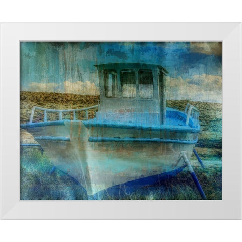 Deep Boating 2 White Modern Wood Framed Art Print by Haynes, Smith