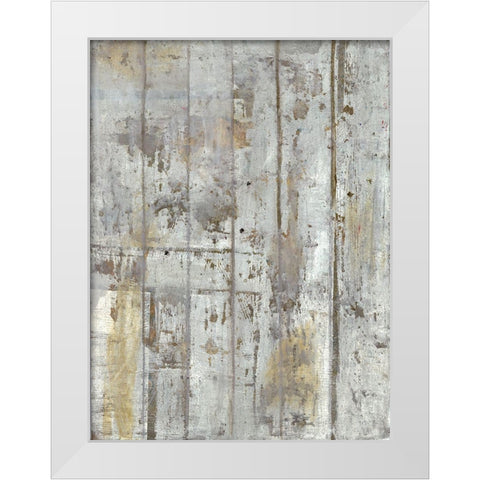 Door To Nowhere White Modern Wood Framed Art Print by Haynes, Smith
