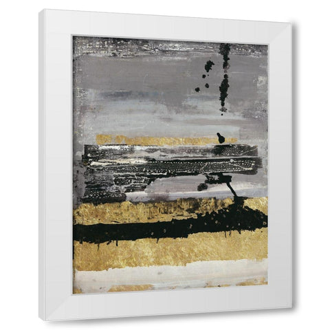 Shadowed Shelter White Modern Wood Framed Art Print by Haynes, Smith
