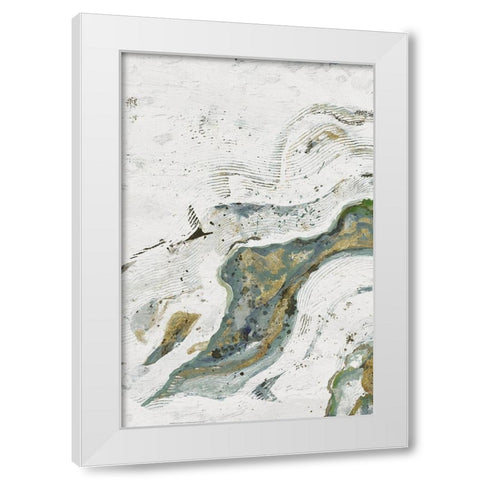 Endless Ripple 1 White Modern Wood Framed Art Print by Haynes, Smith