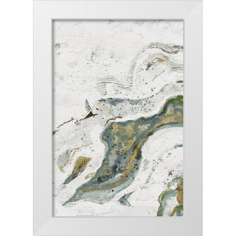 Endless Ripple 1 White Modern Wood Framed Art Print by Haynes, Smith