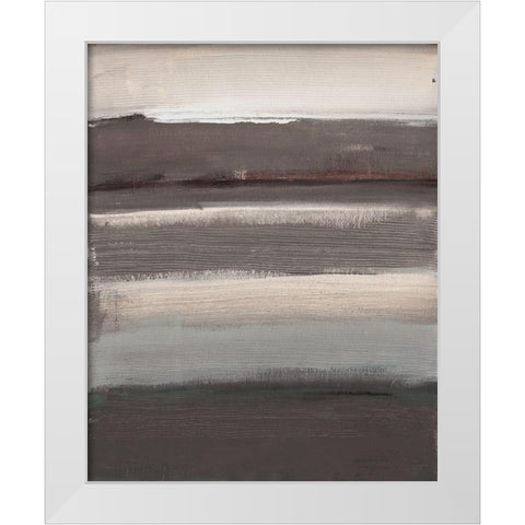 Cool Desert White Modern Wood Framed Art Print by Haynes, Smith